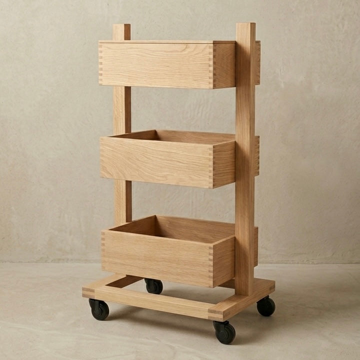 MY Oak Trolley - Bakkebord i egetræ