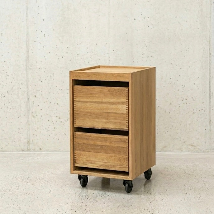 MY CADDY Skuffedisse i massiv egetræ