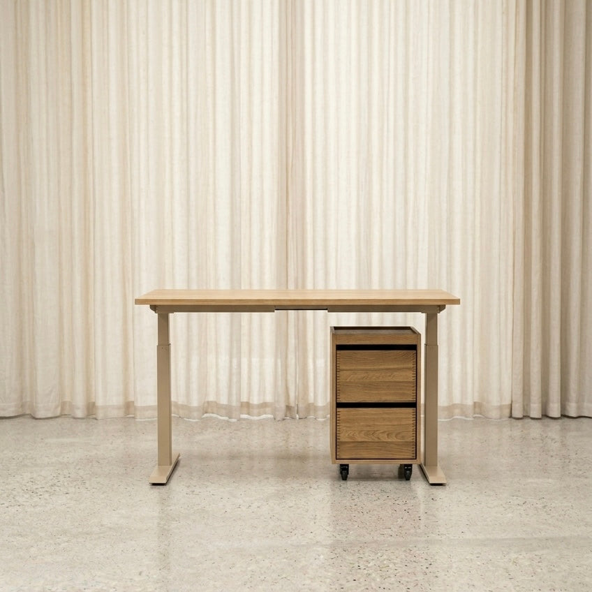 MY CADDY Skuffedisse i massiv egetræ