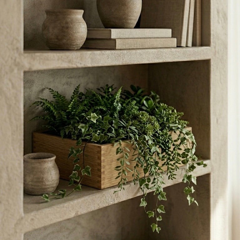 Opbevaringskasse i egetræ