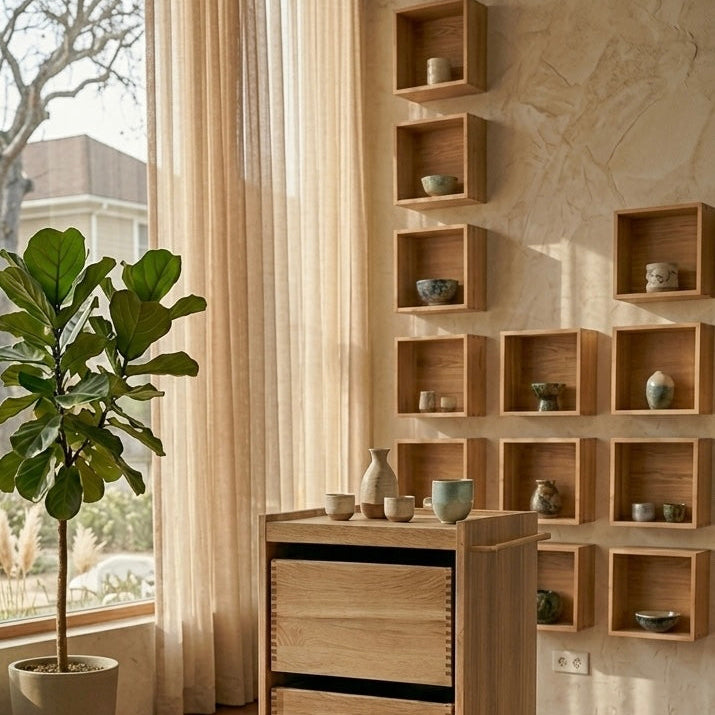 Hylde i massiv eg (uden låg)