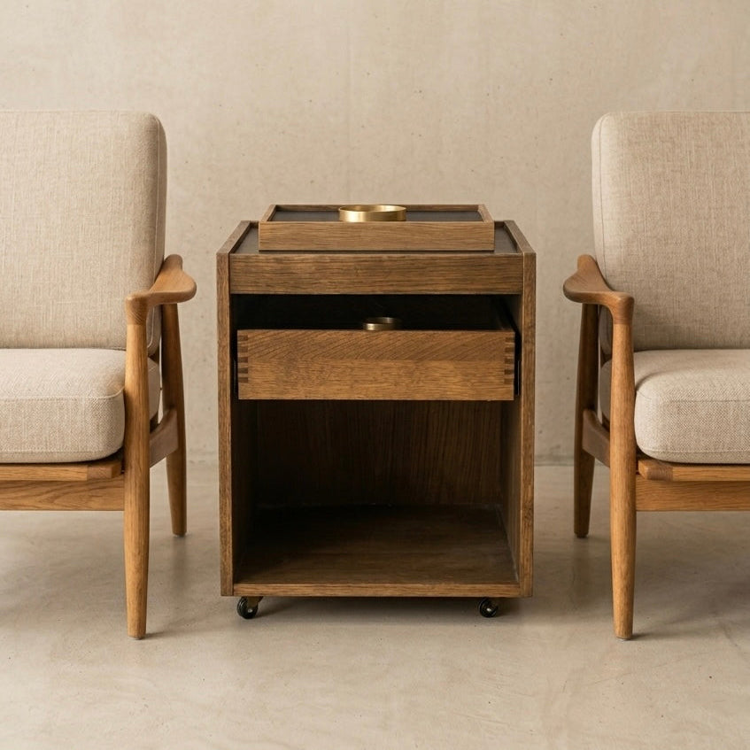 Loungebord "MY CUBE" på hjul