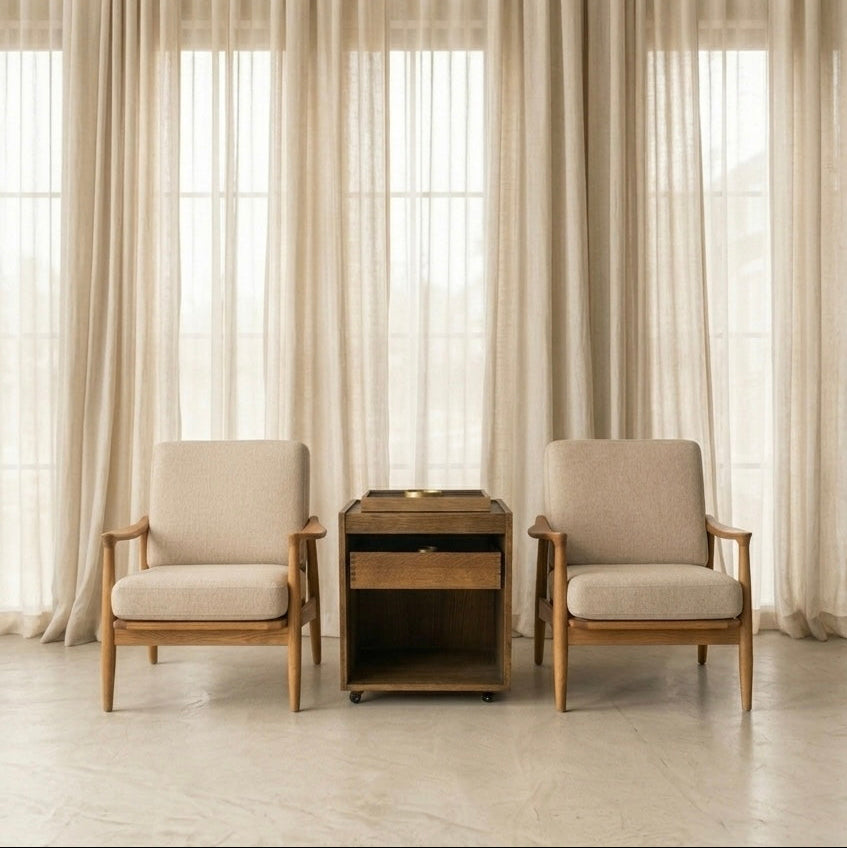 Loungebord "MY CUBE" på hjul